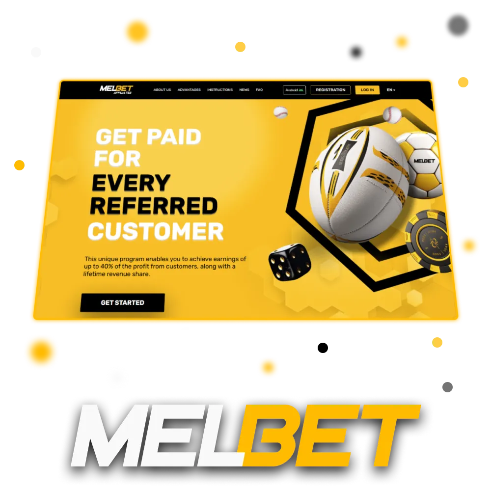 Join the Melbet affiliate program and earn commissions by promoting the platform.