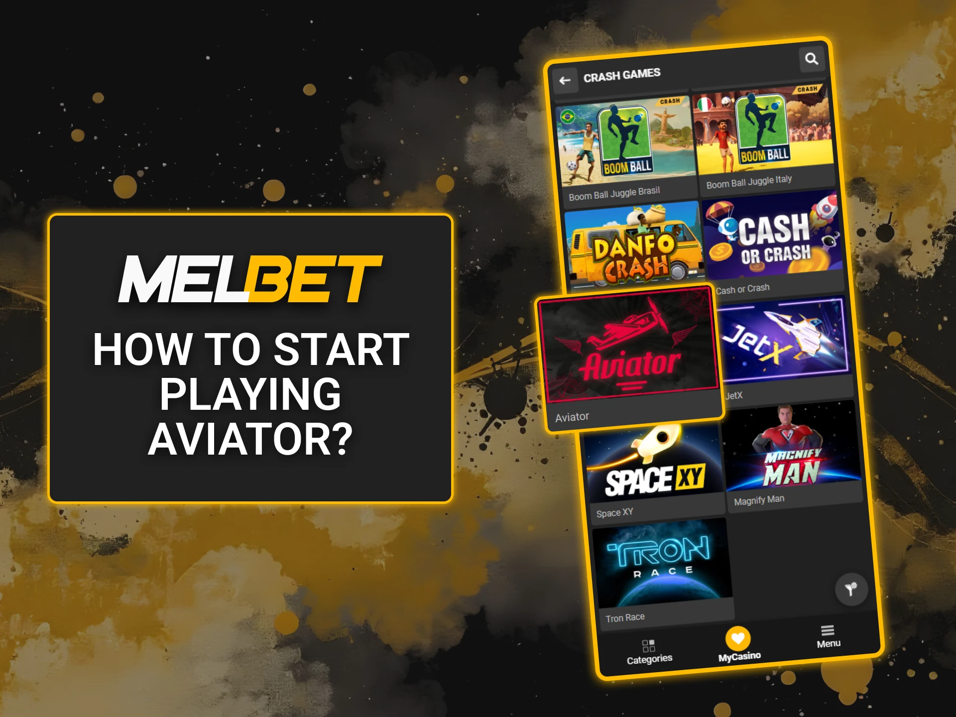 Discover how to start playing Aviator at Melbet Casino and win more.