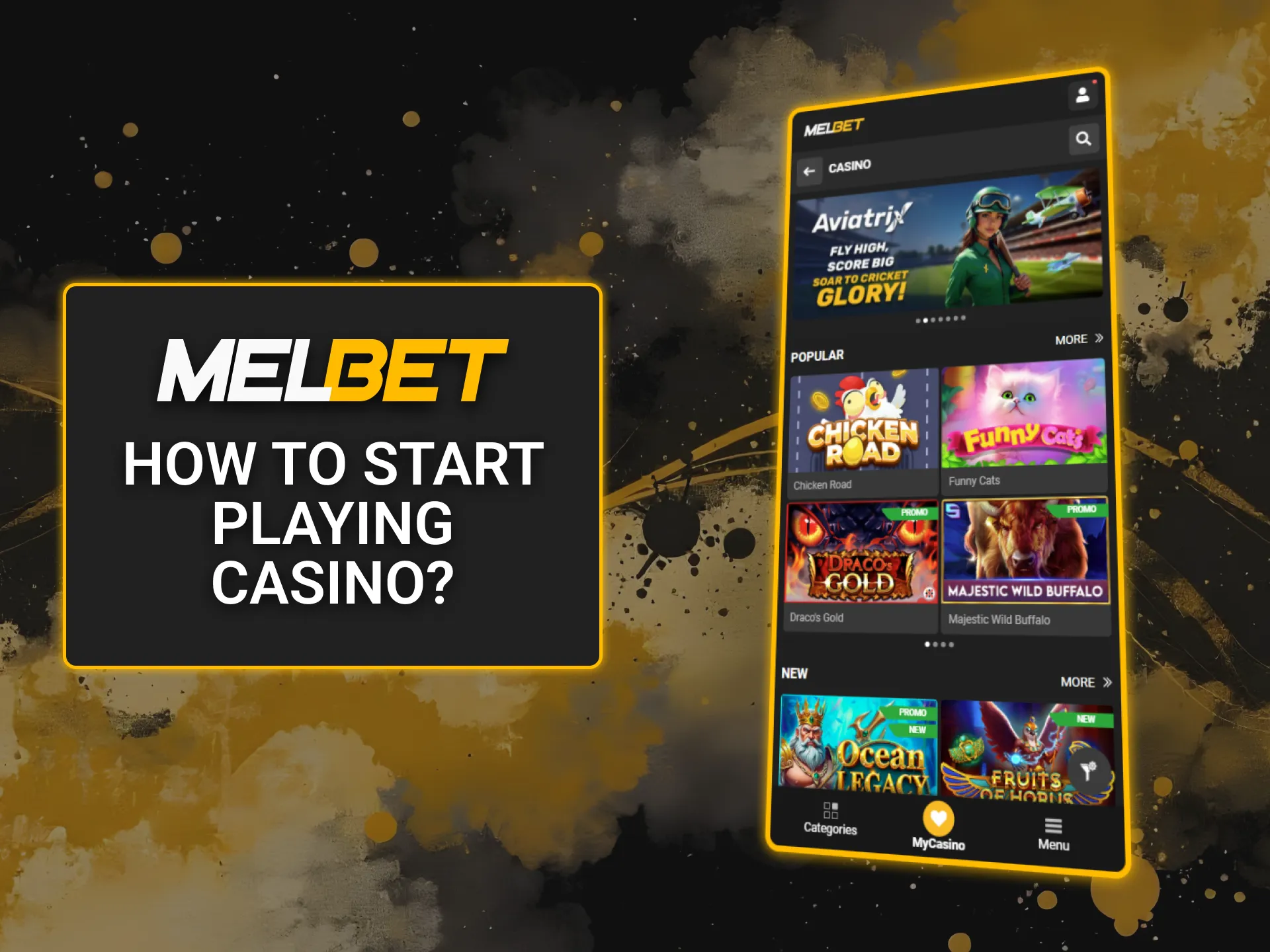 Learn how to start playing at Melbet Casino and enjoy top-tier entertainment.