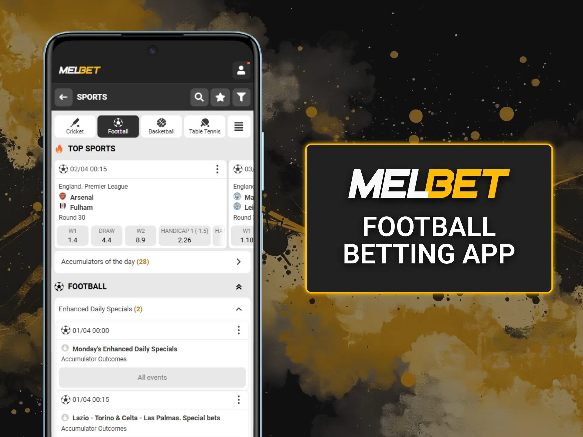 Use the Melbet football betting app for seamless wagering anytime, anywhere.