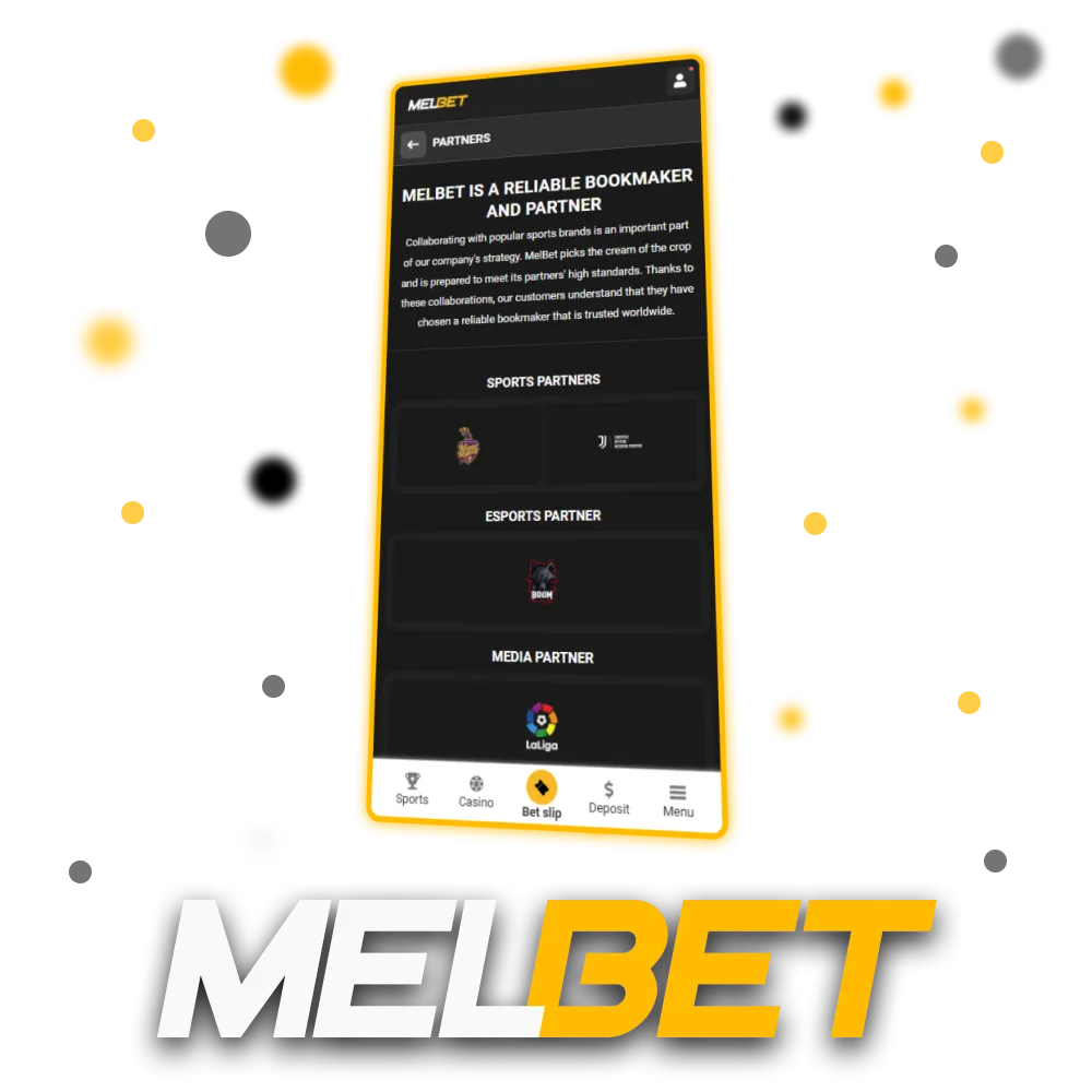Explore Melbet's partnership programs and collaborations with top sports teams.