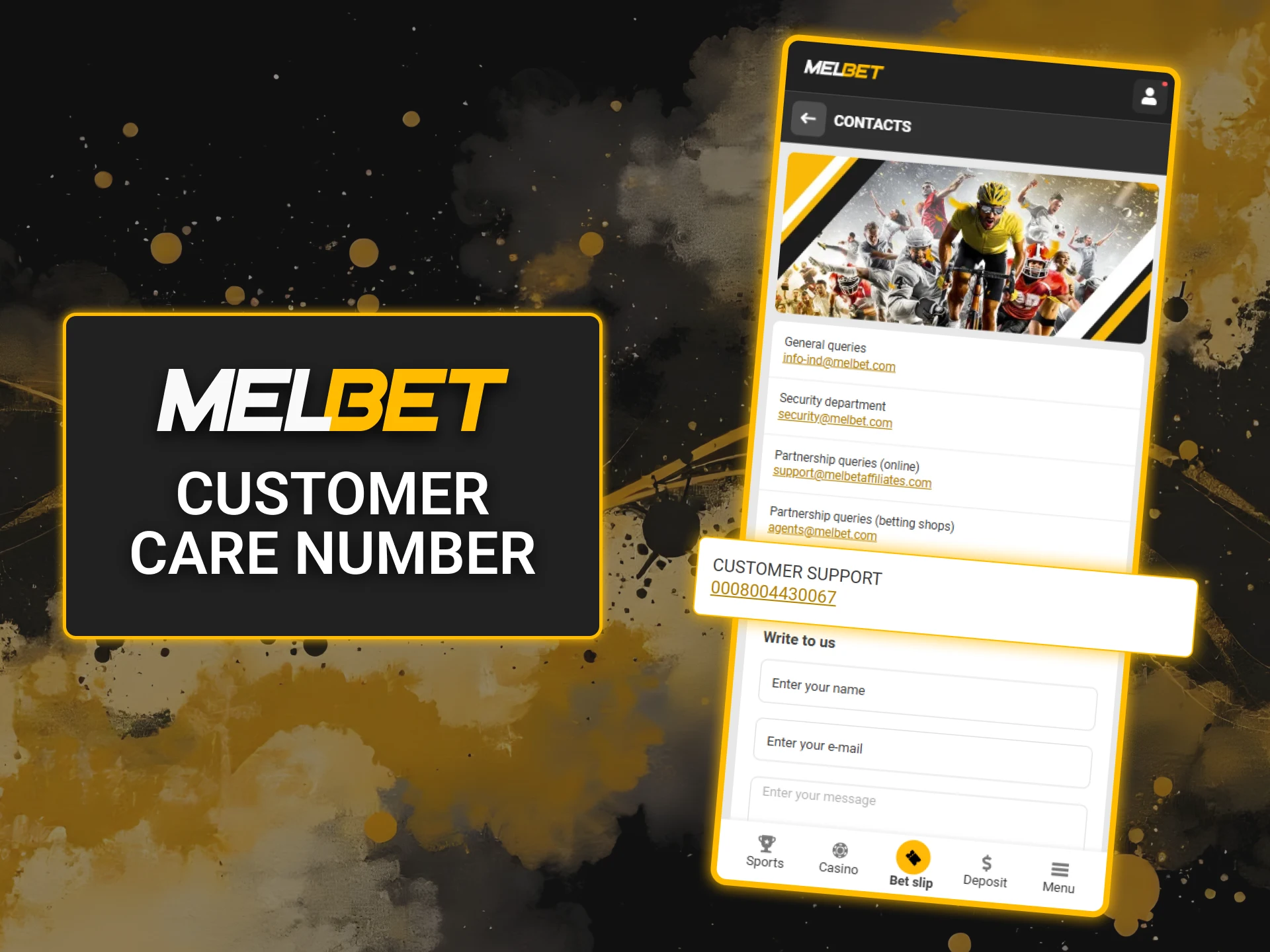 Call the Melbet customer care number for quick help with account issues.