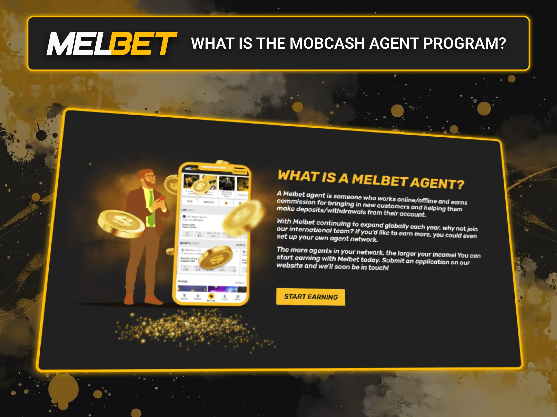 Discover the Melbet Mobcash Agent Program and its role in managing transactions.