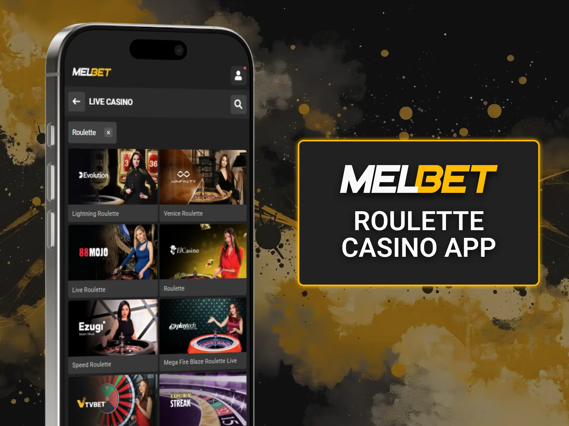 Download the Melbet roulette casino app for smooth and convenient gameplay.