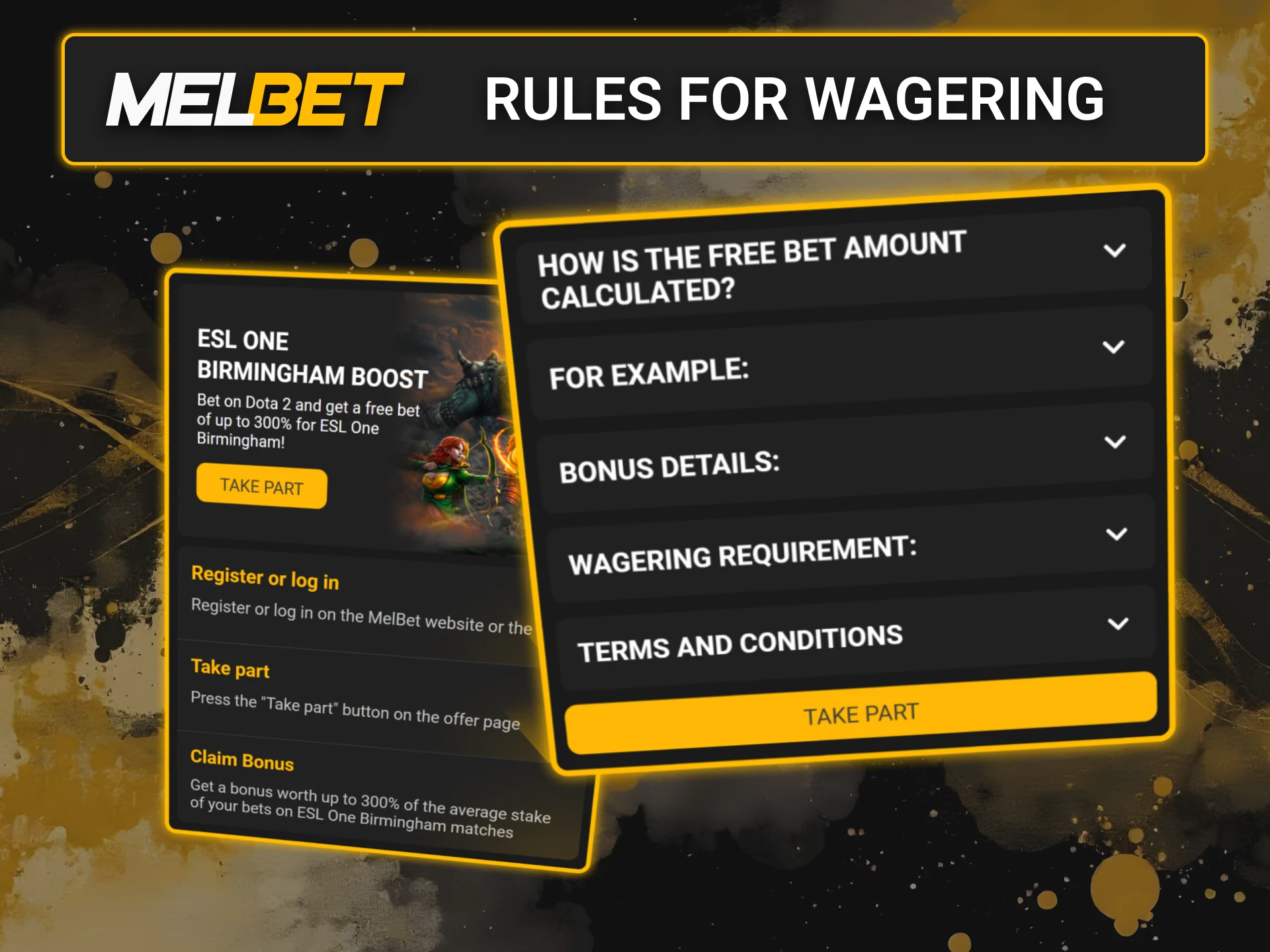 Learn the wagering rules at Melbet and start turning bonuses into cash.