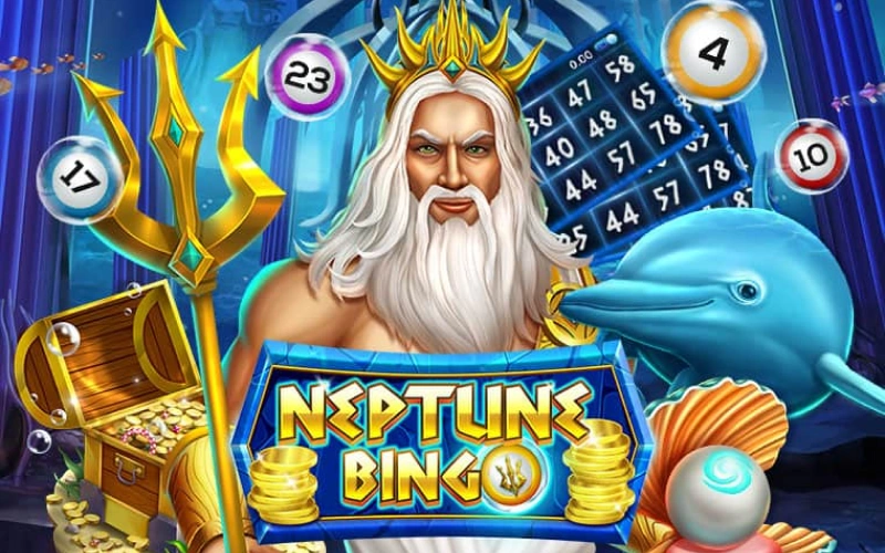 Dive for underwater prizes in the Neptune Bingo room at Melbet.