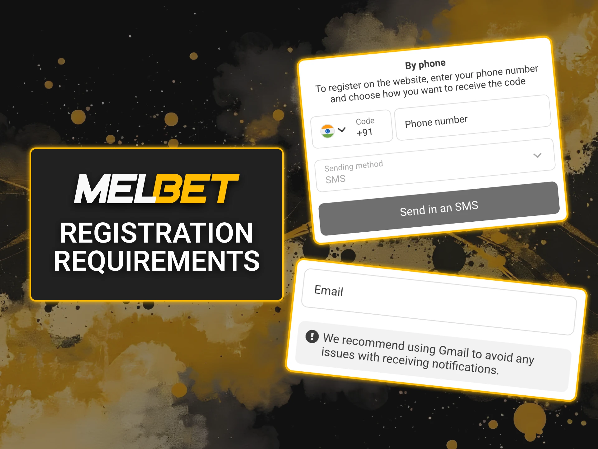 Read the rules of Melbet account registration.