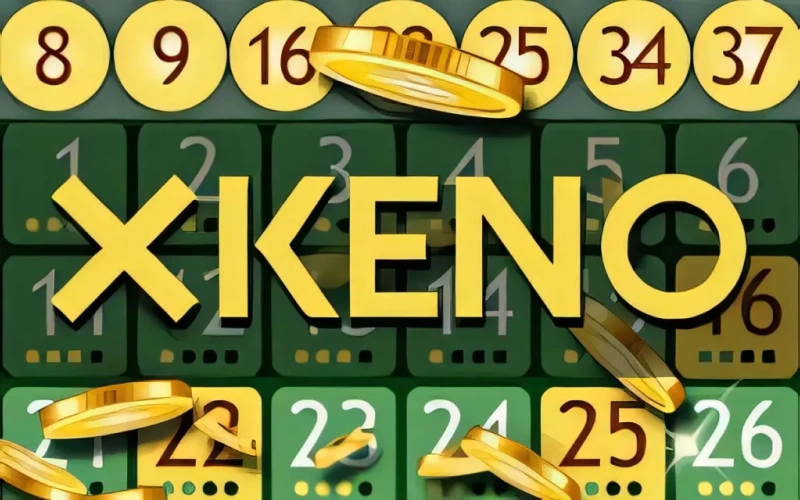 Select your lucky spots for high-speed lottery action in X-Keno on Melbet.