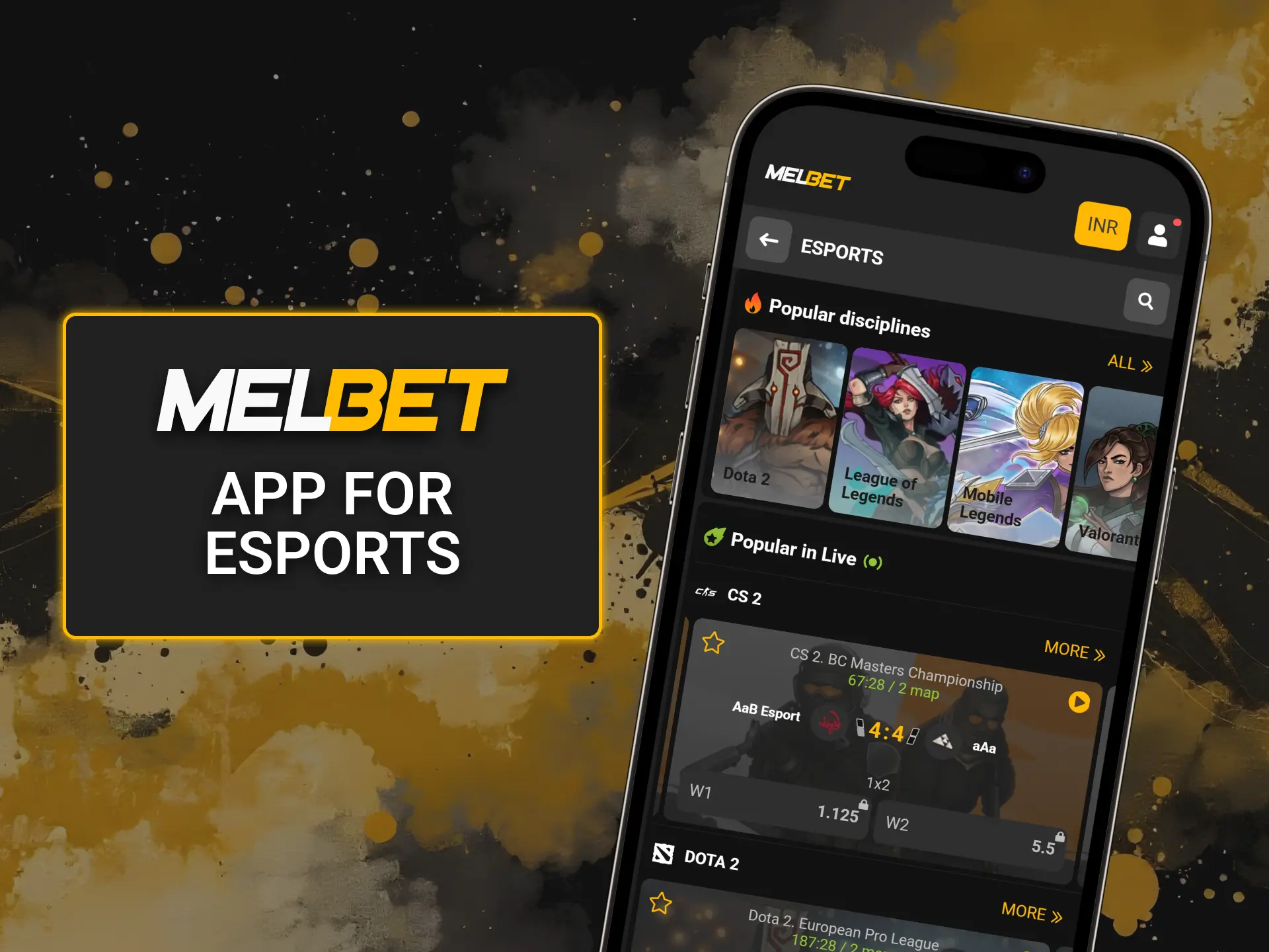 Download the official Melbet application for premium eSports betting on mobile.