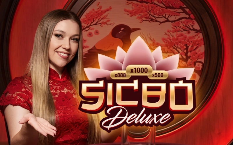 Play Sic Bo Deluxe dice on the official Melbet live lobby.
