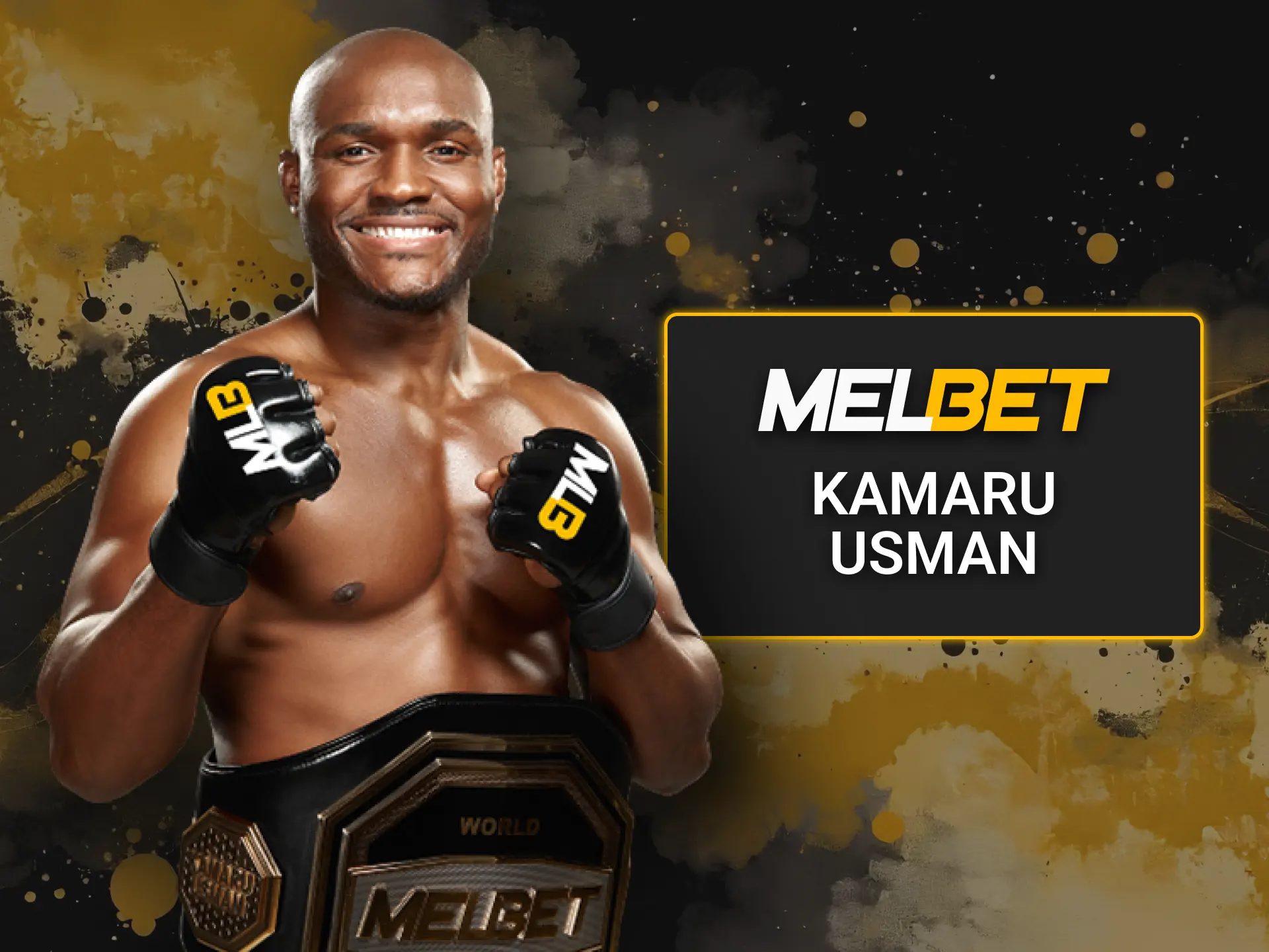 Join Melbet casino today, and watch unique marketing campaigns with the legendary Kamaru Usman.